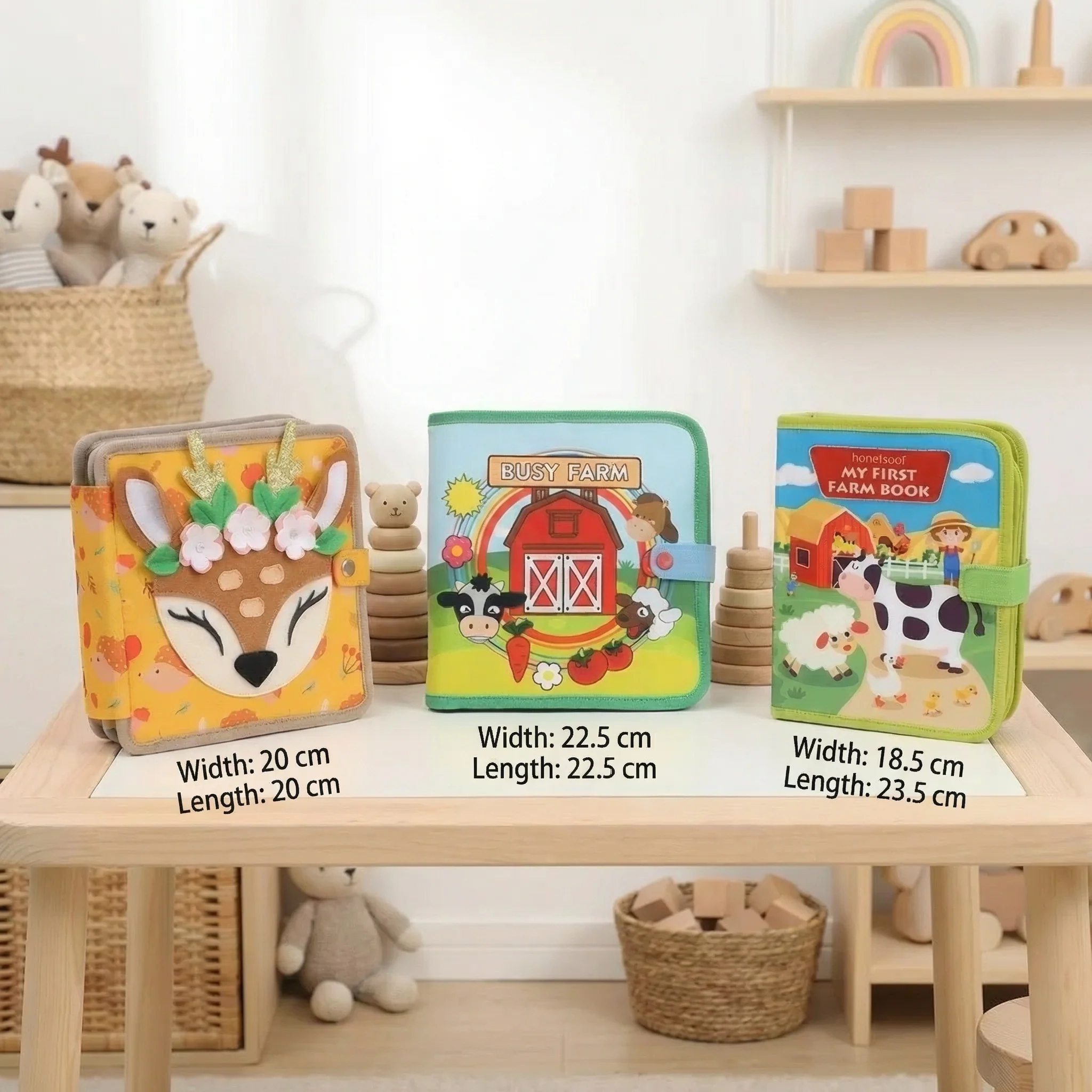 3-Piece Montessori Learning & Story Book Set for Kids - Image 5