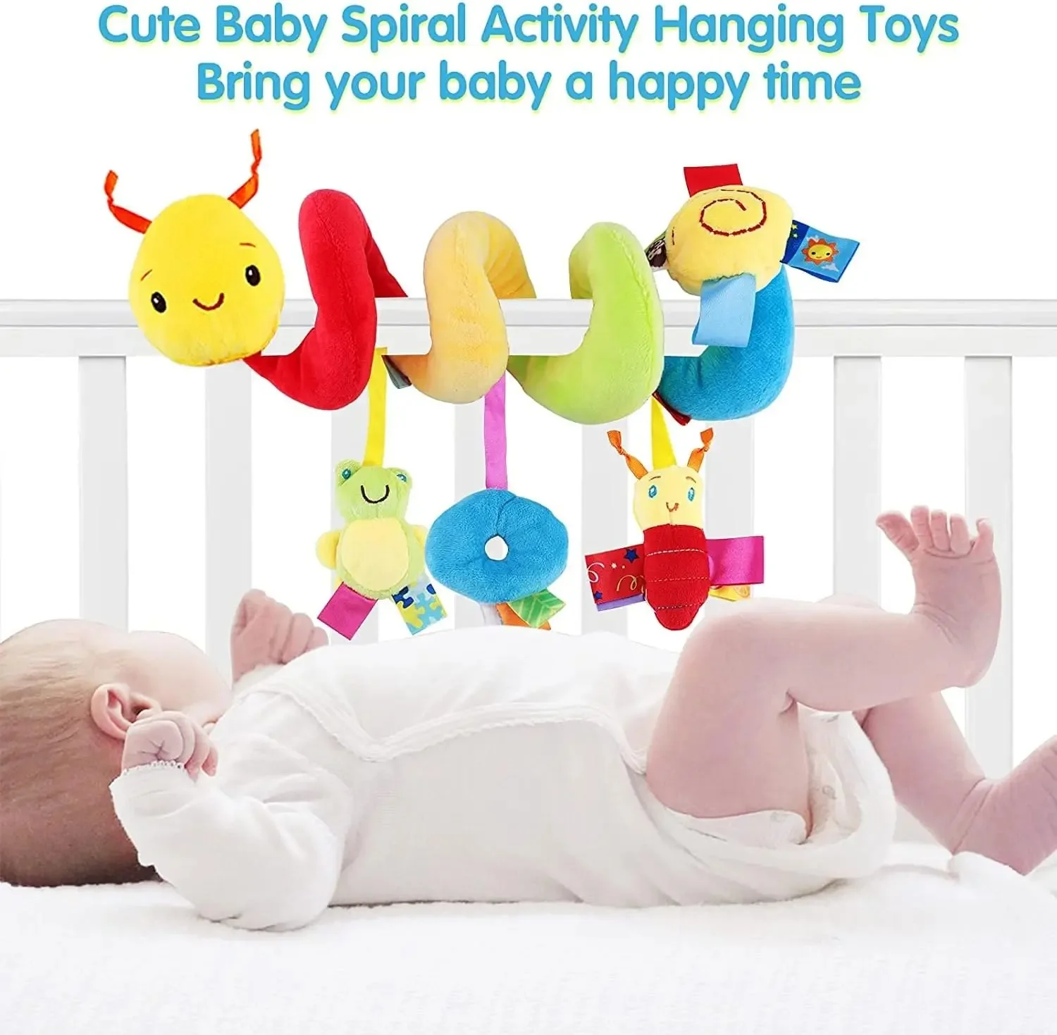 3in1 caterpillar rattle toy for home and on the go - Image 5
