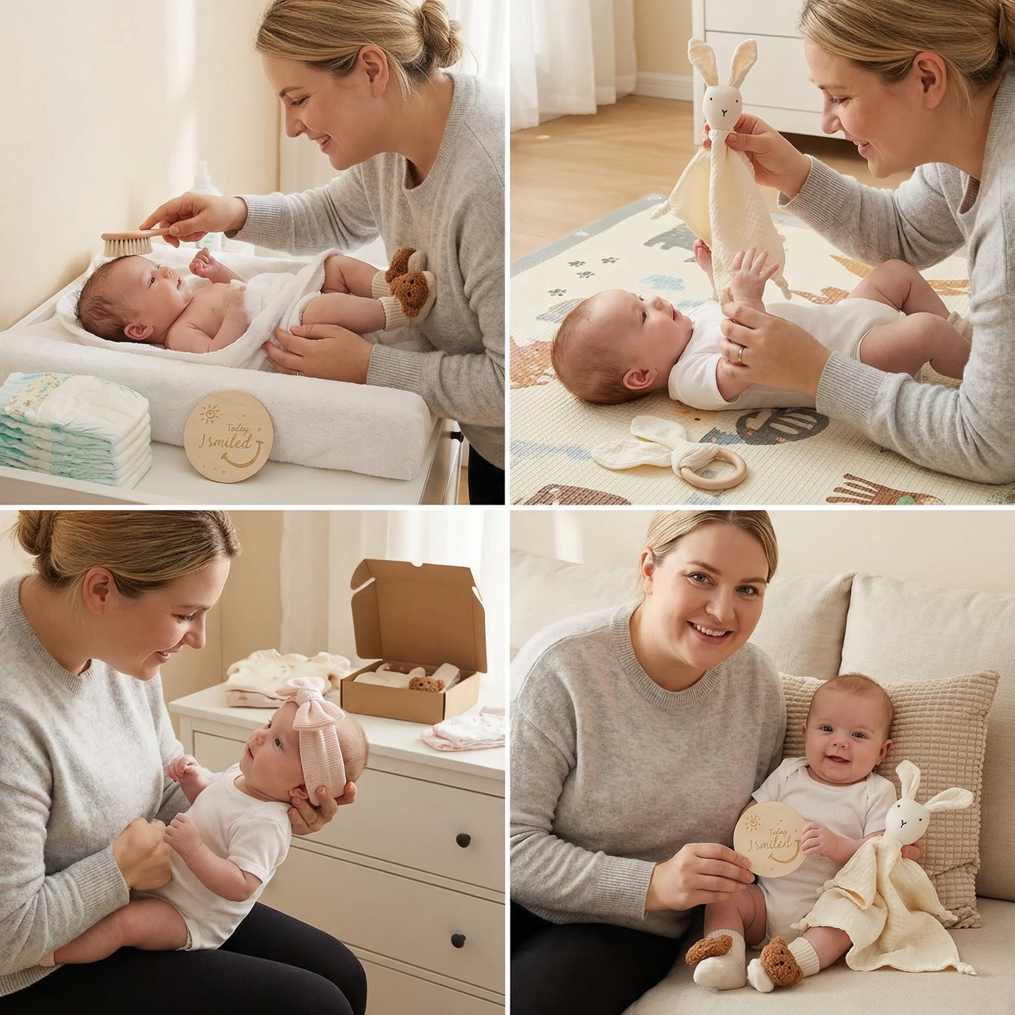 6-Piece Newborn Gift Box Set – Baby Essentials Starter Kit - Image 6