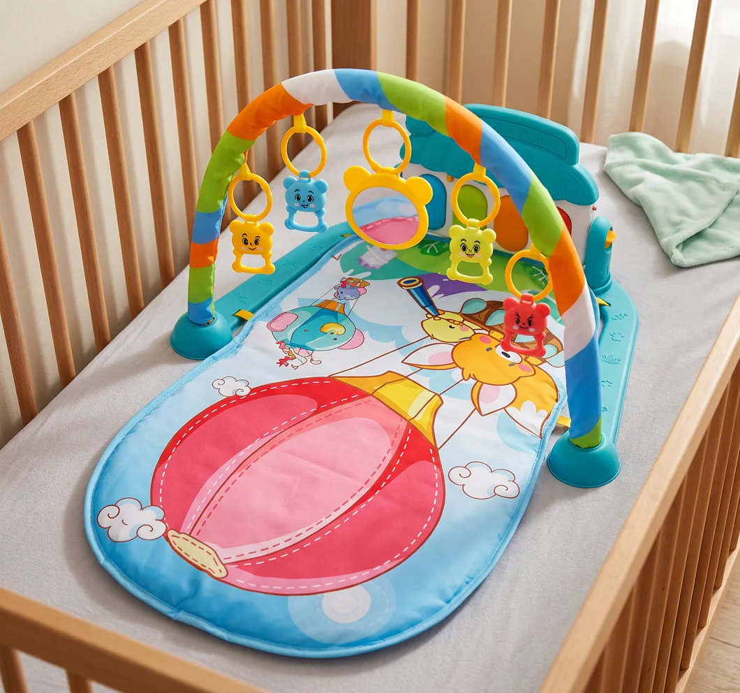 Baby Music Play Gym with Piano– Interactive Sensory Activity Mat (0–24 Months) - Image 11