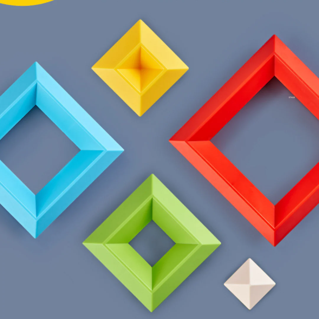 Child-Friendly Montessori Stacking Stones - Image 3