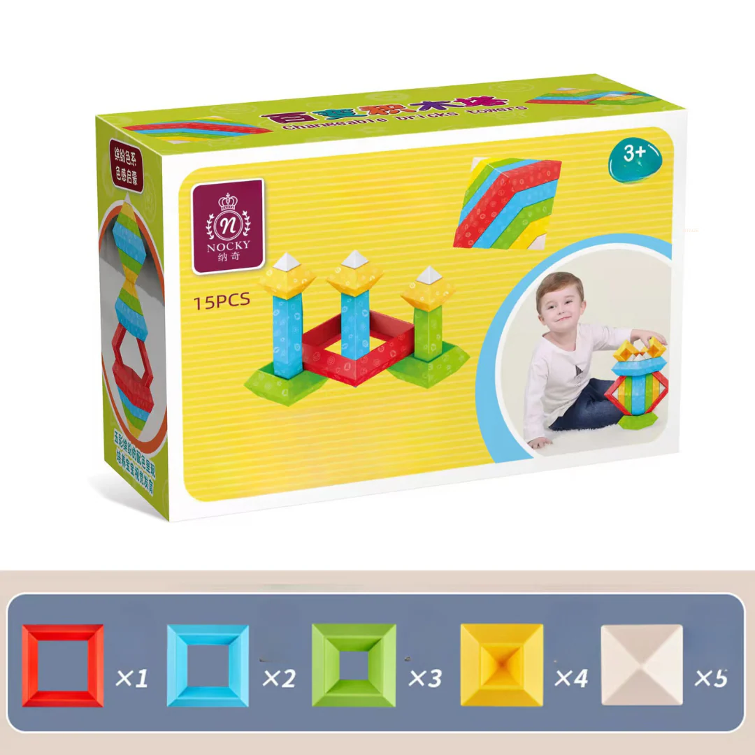 Child-Friendly Montessori Stacking Stones - Image 4