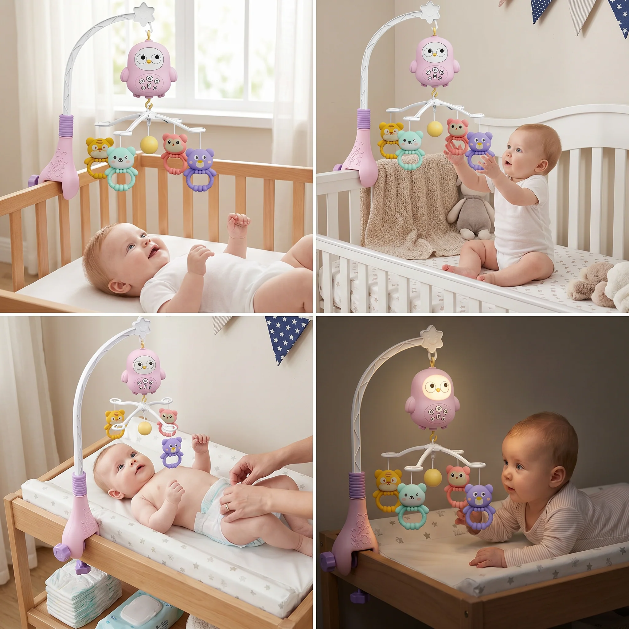 Hanging Mobile for Baby Cot & Changing Table - Image 4