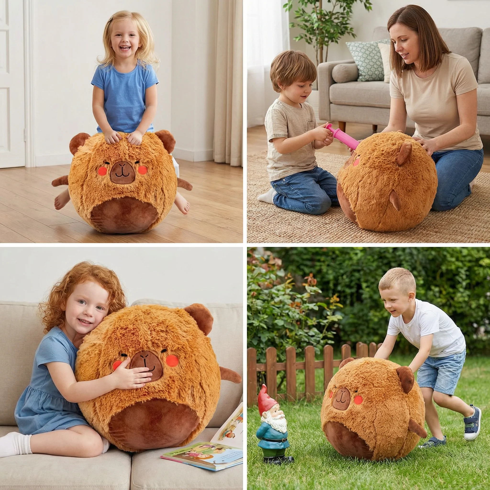 Inflatable Plush Hopping Animal for Kids – Bouncy Fun Toy - Image 4