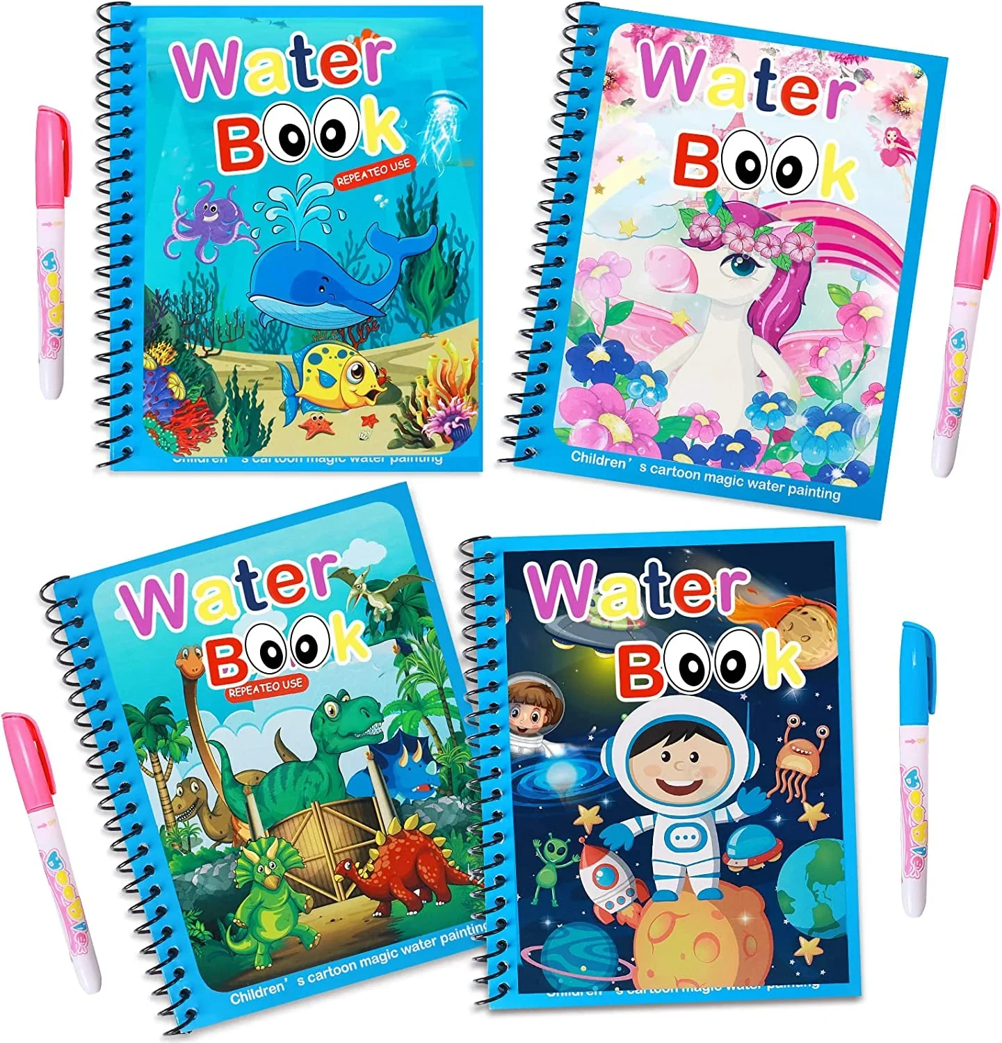 Magic Water Coloring Book – Discover Hidden Drawings - Image 9