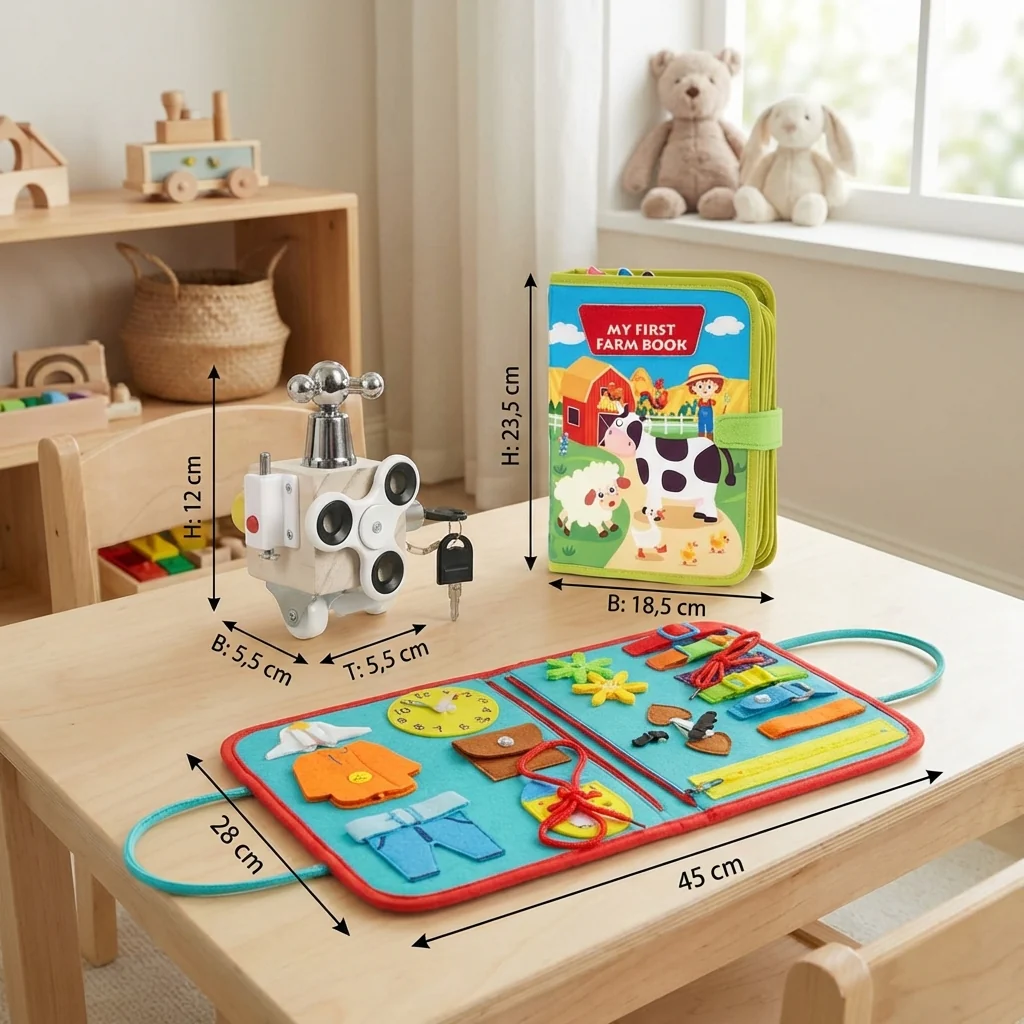 3-piece Montessori Play & Discovery Set for Independent Learning - Image 6