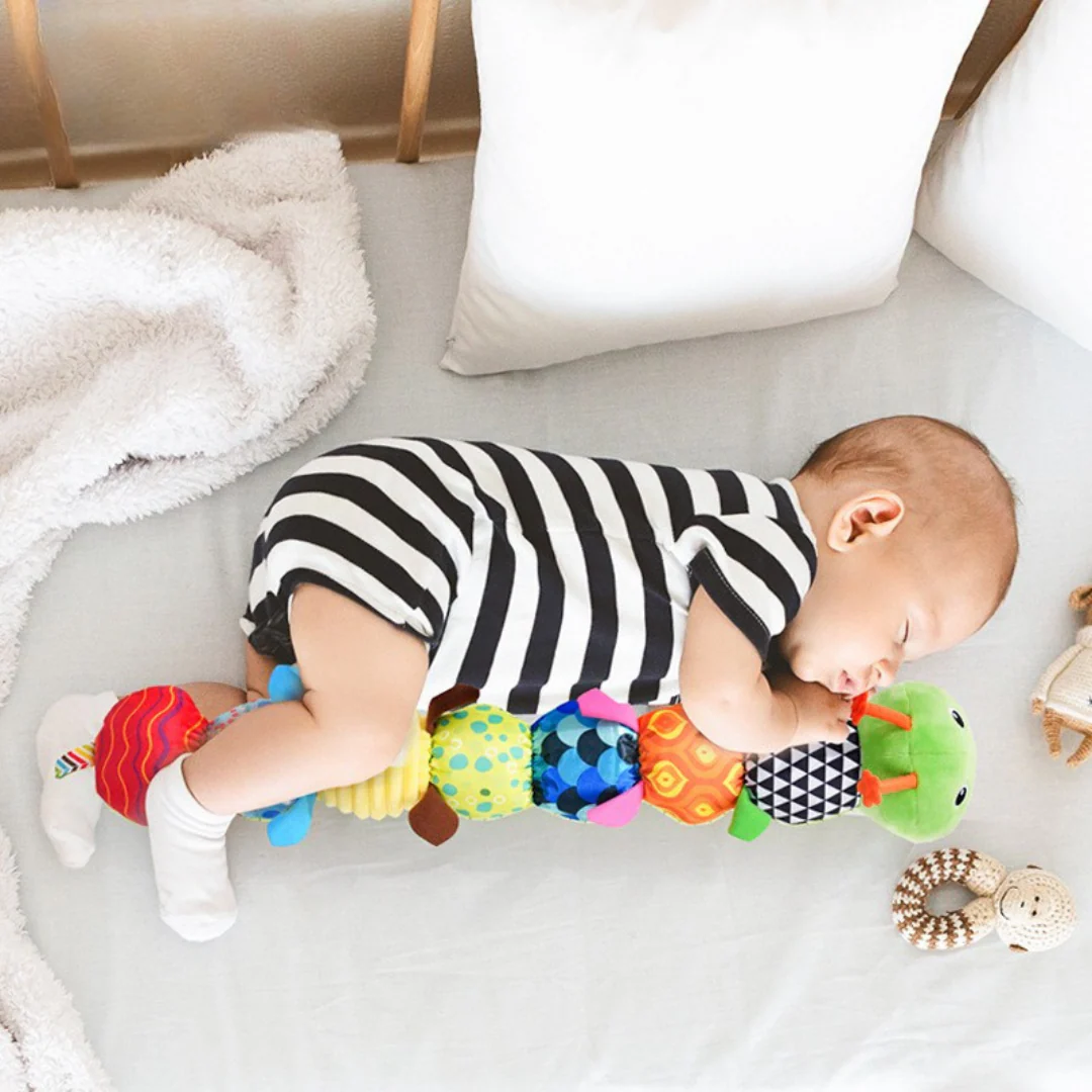 Sensory plush rattle and music caterpillar - Image 6