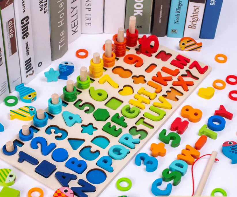 WoodenEdu | Cognitive Learning Toy - Montessori Wooden Board - Image 3